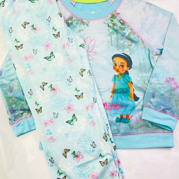New Disney Jasmine Pj Pajama 2-pc Set size 4 - Picture 8 of 8